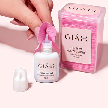 Giáli Lashes Pink Adhesive Nozzle Wipes 200 Wipes-Giali Lashes